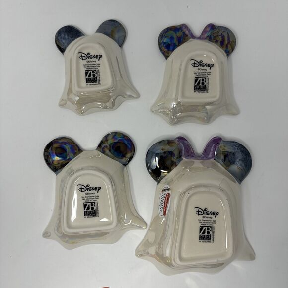 Disney Mickey & Minnie Mouse Halloween Ghost Set Of 4 Iridescent Measuring Cups - Picture 7 of 8